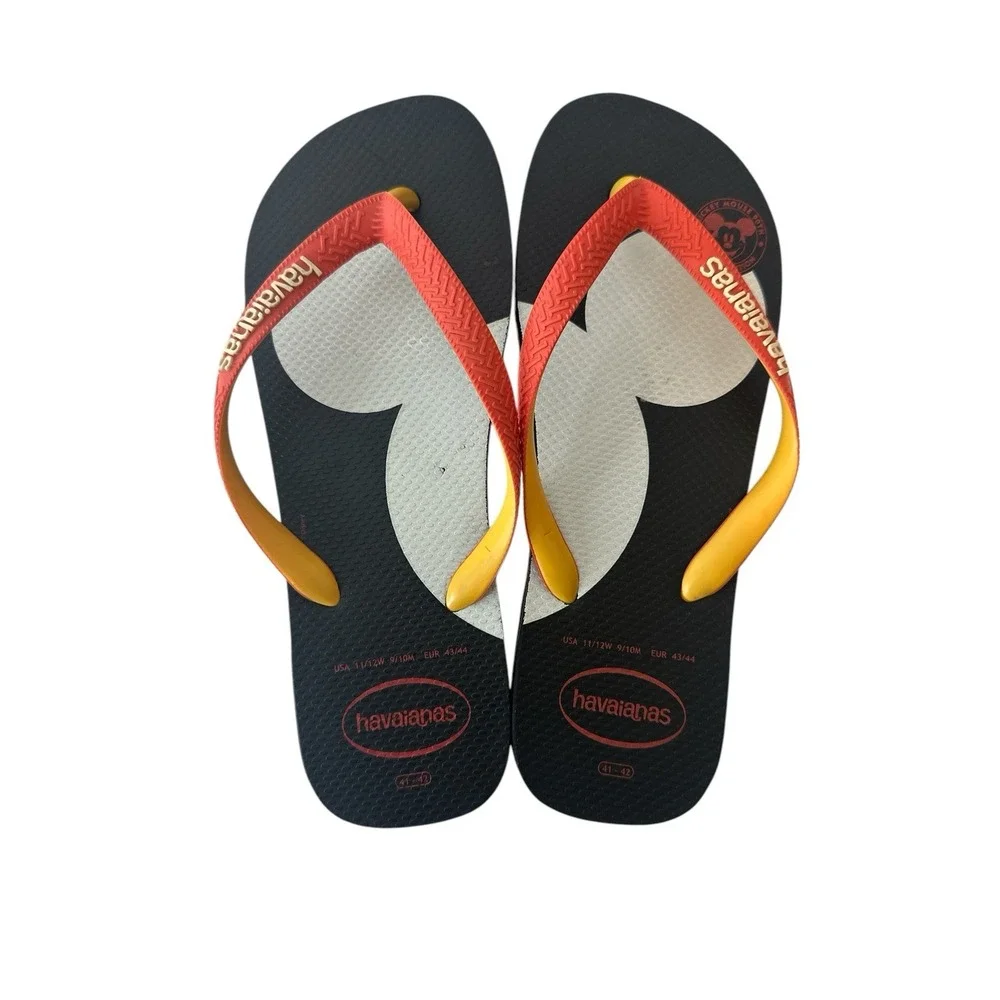 Disney Mickey's 90th Special Havaianas‎ Adult Sandals Size 9/10 Men 11/12 Women